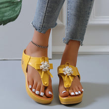 Load image into Gallery viewer, Summer Beach Platform Flip Flops