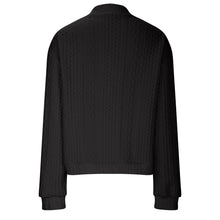 Load image into Gallery viewer, Casual Jacket For Women Fall Winter V-Neck Solid Color Cable Knitted Coat Zipper Long Sleeve Loose Sweatshirt