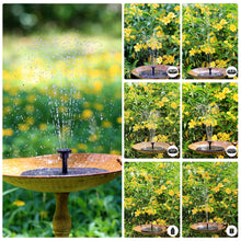 Load image into Gallery viewer, Grishay 3W Solar Bird Bath Fountain Pump 6.3"