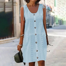 Load image into Gallery viewer, Envío gratis🔥Vestido sexy casual de cuello en U de color sólido para mujer - España Success - España