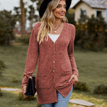 Load image into Gallery viewer, Sweaters for Women Cardigan Dressy Solid Open Front Long Knited Cardigan Sweater Fashion Loose Fit Coat Tops