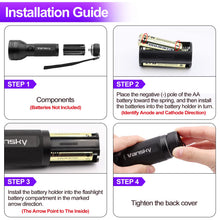 Load image into Gallery viewer, UV Flashlight Black Light, 51 LED Blacklight Pet Urine Detector for Dog/Cat Urine, Dry Stains, Bed Bug, Resin Curing, Scorpions Finder