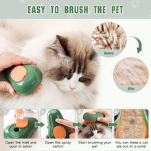 Load image into Gallery viewer, 3 in 1 Cat Steamy Brush for Massage, Clean and Removing Loose Hair