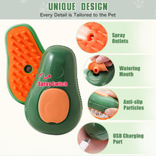 Load image into Gallery viewer, 3 in 1 Cat Steamy Brush for Massage, Clean and Removing Loose Hair