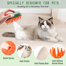 Load image into Gallery viewer, 3 in 1 Cat Steamy Brush for Massage, Clean and Removing Loose Hair