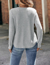 Load image into Gallery viewer, Women's Lace Long Sleeve Shirts Lightweight Fall Casual Crewneck Pullover T Shirt Tops
