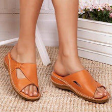 Load image into Gallery viewer, 【35-43】2024 zapatos de plataforma de moda nuevas zapatillas de playa casuales para las mujeres de gran tamaño