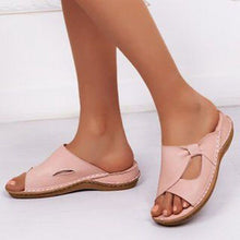 Load image into Gallery viewer, 【35-43】2024 zapatos de plataforma de moda nuevas zapatillas de playa casuales para las mujeres de gran tamaño