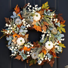 Load image into Gallery viewer, Grishay Pumpkin's Here Wreath