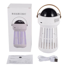 Load image into Gallery viewer, Portable 3-in-1 Cordless Projector Mosquito Killer Lamp