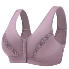 Load image into Gallery viewer, Ladies Front Button Printed Cotton Underwear