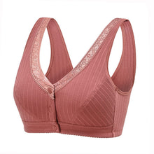 Load image into Gallery viewer, Soft Cotton Front Button Underwireless Tank Bra