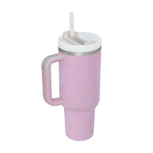 Load image into Gallery viewer, Stainless Steel Vacuum Insulated Tumbler with Lid and Straw for Water, Iced Tea or Coffee