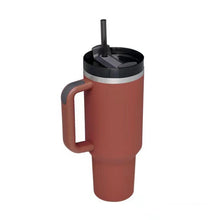Load image into Gallery viewer, Stainless Steel Vacuum Insulated Tumbler with Lid and Straw for Water, Iced Tea or Coffee