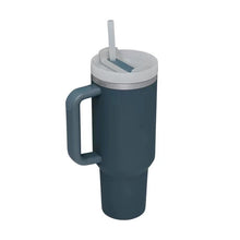 Load image into Gallery viewer, Stainless Steel Vacuum Insulated Tumbler with Lid and Straw for Water, Iced Tea or Coffee