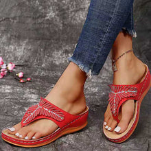 Load image into Gallery viewer, Flat lightweight rhinestone flip flops