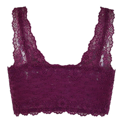 Women's Zip Front Lace Push Up Bra