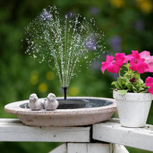 Load image into Gallery viewer, Grishay 3W Solar Bird Bath Fountain Pump 6.3"
