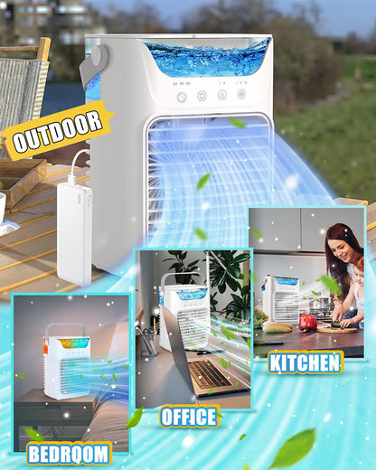 2024 Upgraded Powerful Cooling Mini Evaporative Air Cooler