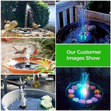Load image into Gallery viewer, Grishay 3W Solar Bird Bath Fountain Pump 6.3"
