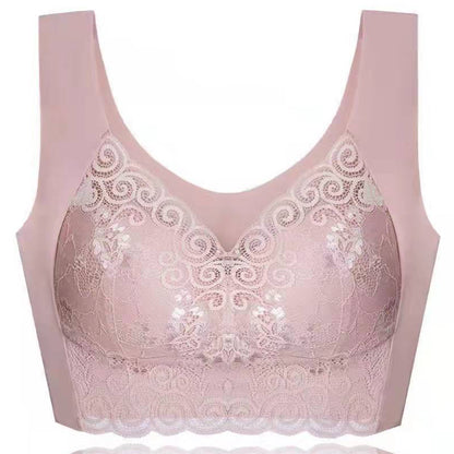Push up beautiful back no steel ring lace underwear