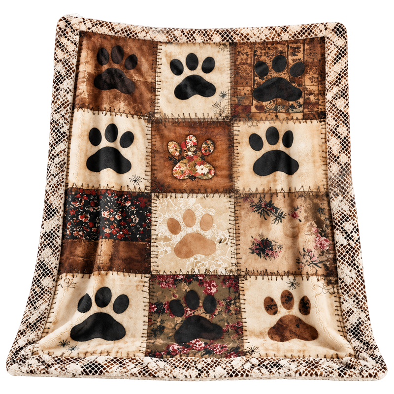 Amoroart™ Pawprint Comfort Blanket