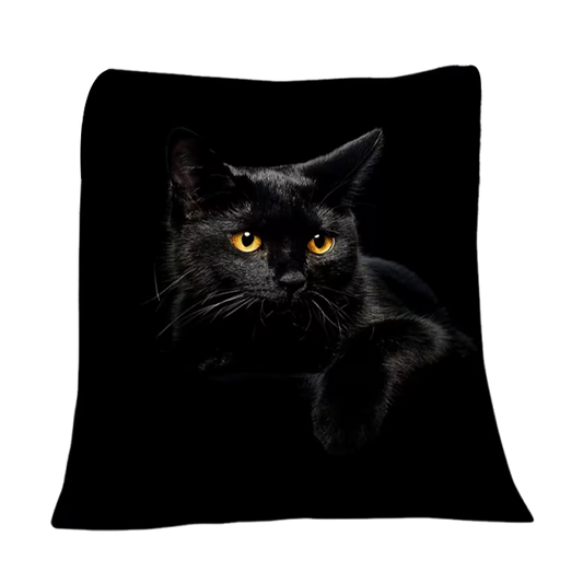 Graddi Black Cat Blanket