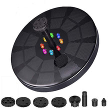 Load image into Gallery viewer, Grishay 3W Solar Bird Bath Fountain Pump 6.3"
