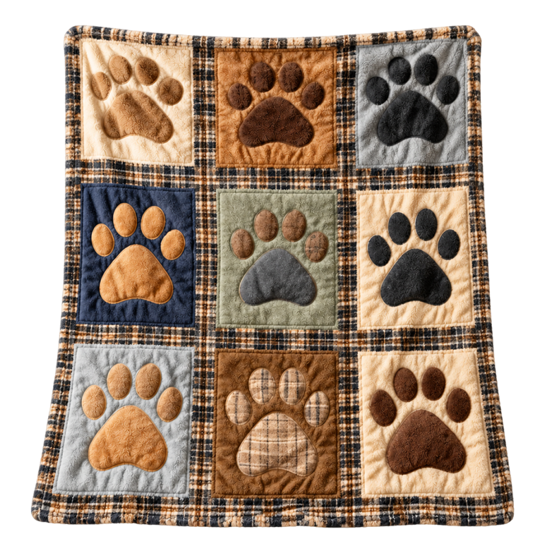Amoroart™ Pawprint Comfort Blanket