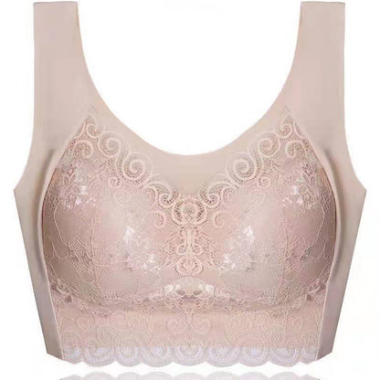 Push up beautiful back no steel ring lace underwear