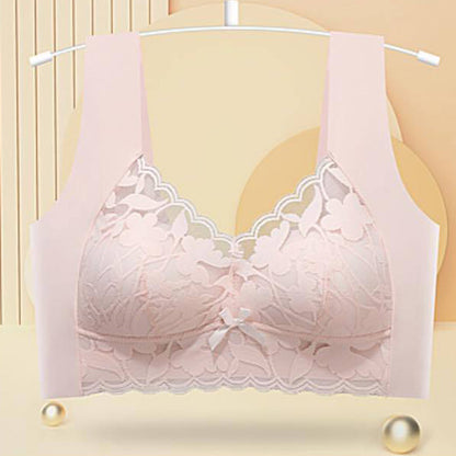 Women's Ultra-thin Lace Comfortable Fixed Cup Anti-sagging Underwear