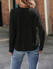 Load image into Gallery viewer, Women's Lace Long Sleeve Shirts Lightweight Fall Casual Crewneck Pullover T Shirt Tops
