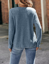 Load image into Gallery viewer, Women's Lace Long Sleeve Shirts Lightweight Fall Casual Crewneck Pullover T Shirt Tops

