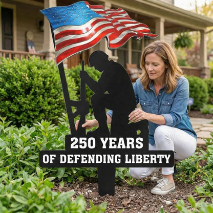 250 Years of Defending Liberty Metal Garden Stake