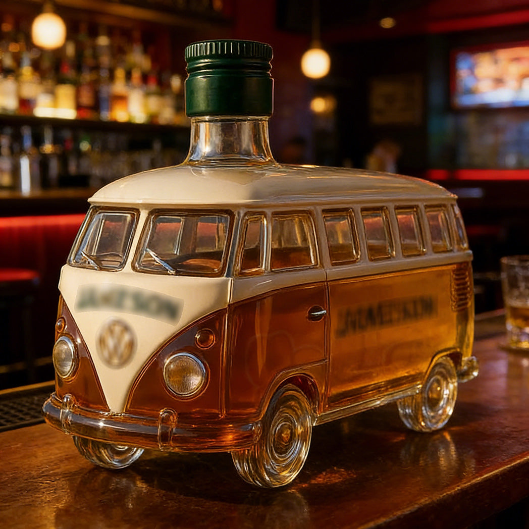 Camper Van Decanter Whiskey Bottle