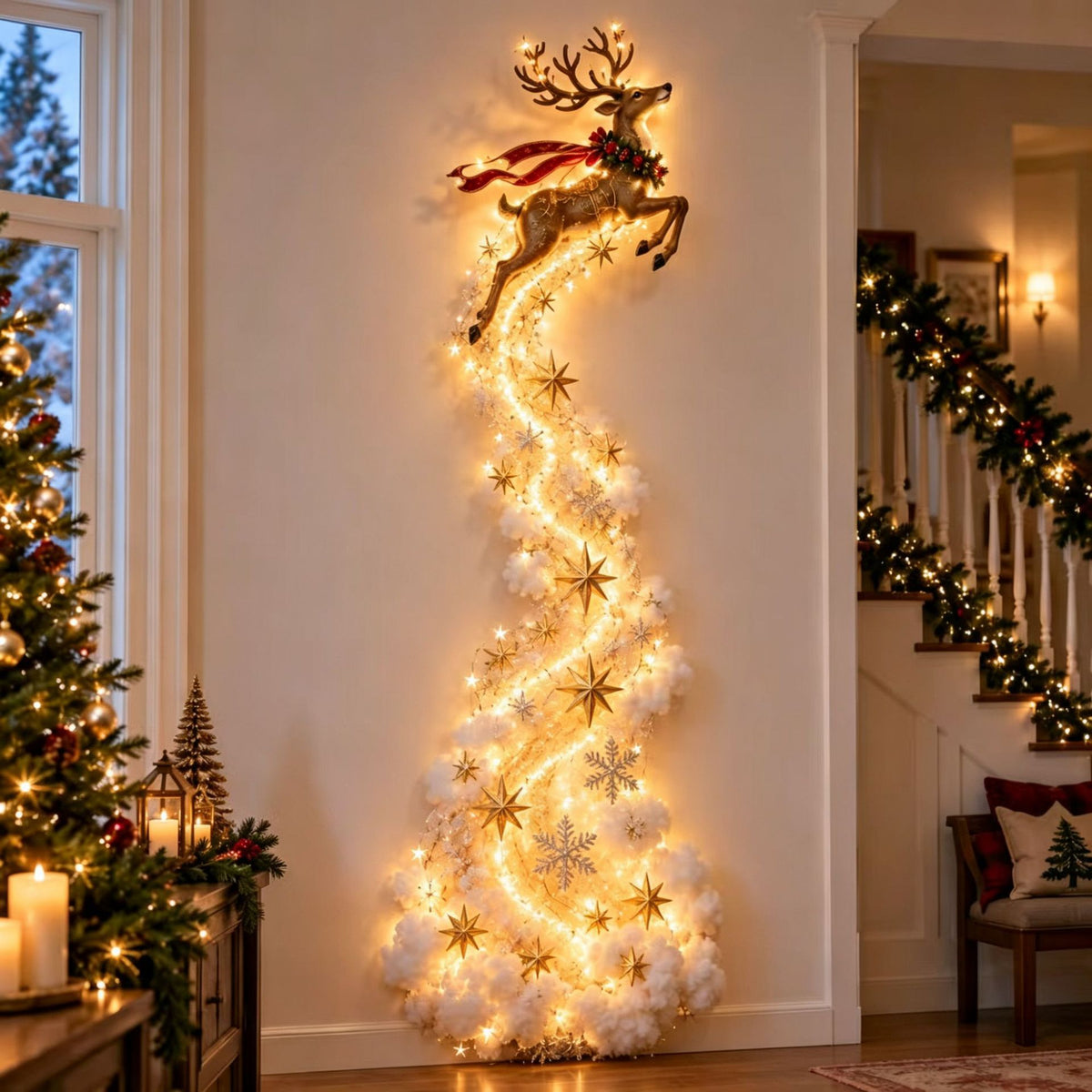 Christmas Cloud Tree Wall Decoration
