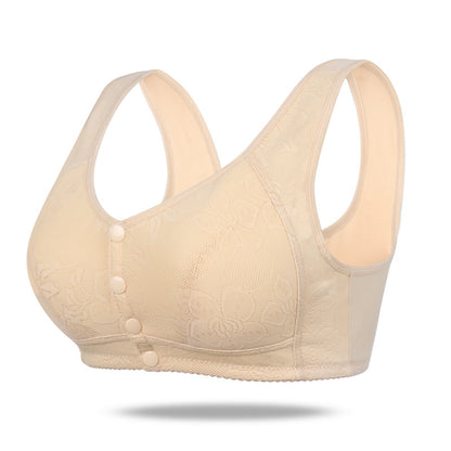 Ladies Front Buckle Wide Strap Comfortable Underwear