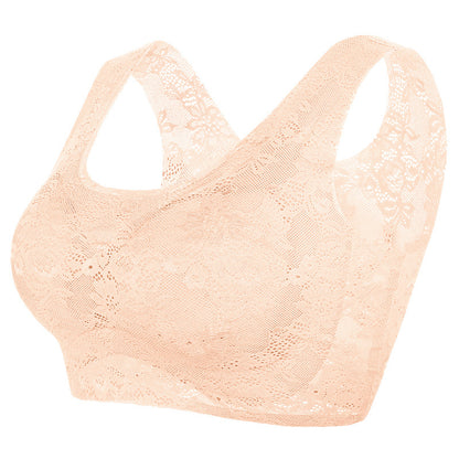 Women's push-up lace bra