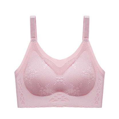 Women's comfortable latex breathable inner cup sleep bra