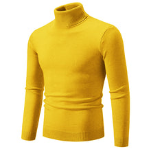 Load image into Gallery viewer, Men's Soft Cotton Slim Fit Turtleneck Sweater

