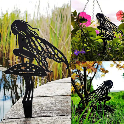 Garden Decoration Fairy Metal Flower Fairy