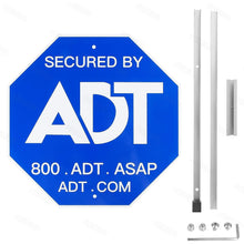 Load image into Gallery viewer, Security Signs 28" ADT Yard Sign with Aluminum Stake, Heavy Duty Weatherproof
