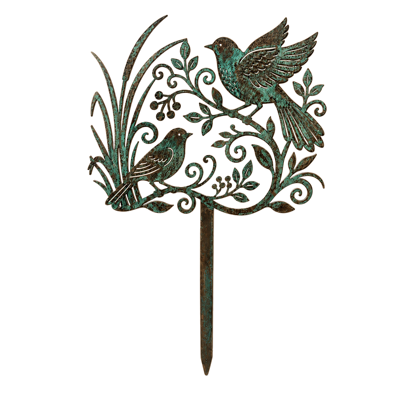 Graddi PatinaBird Garden Stake