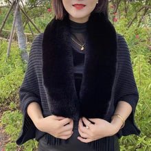 Load image into Gallery viewer, women's solid color long scarf autumn and winter warm thickened wool shawl
